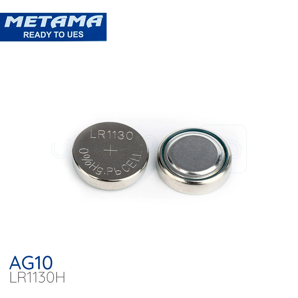 ② Pile bouton alcaline AG10 / LR1130W / CX189 1,55 volts — Batteries —  2ememain