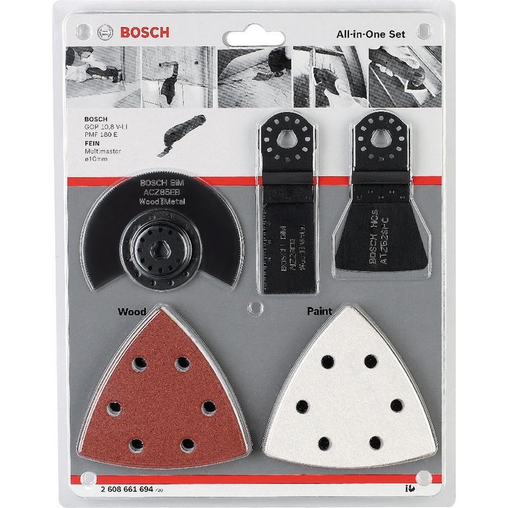 Kit de 13 pièces Universels pour outils multifonctions Bosch 2 608 661 694