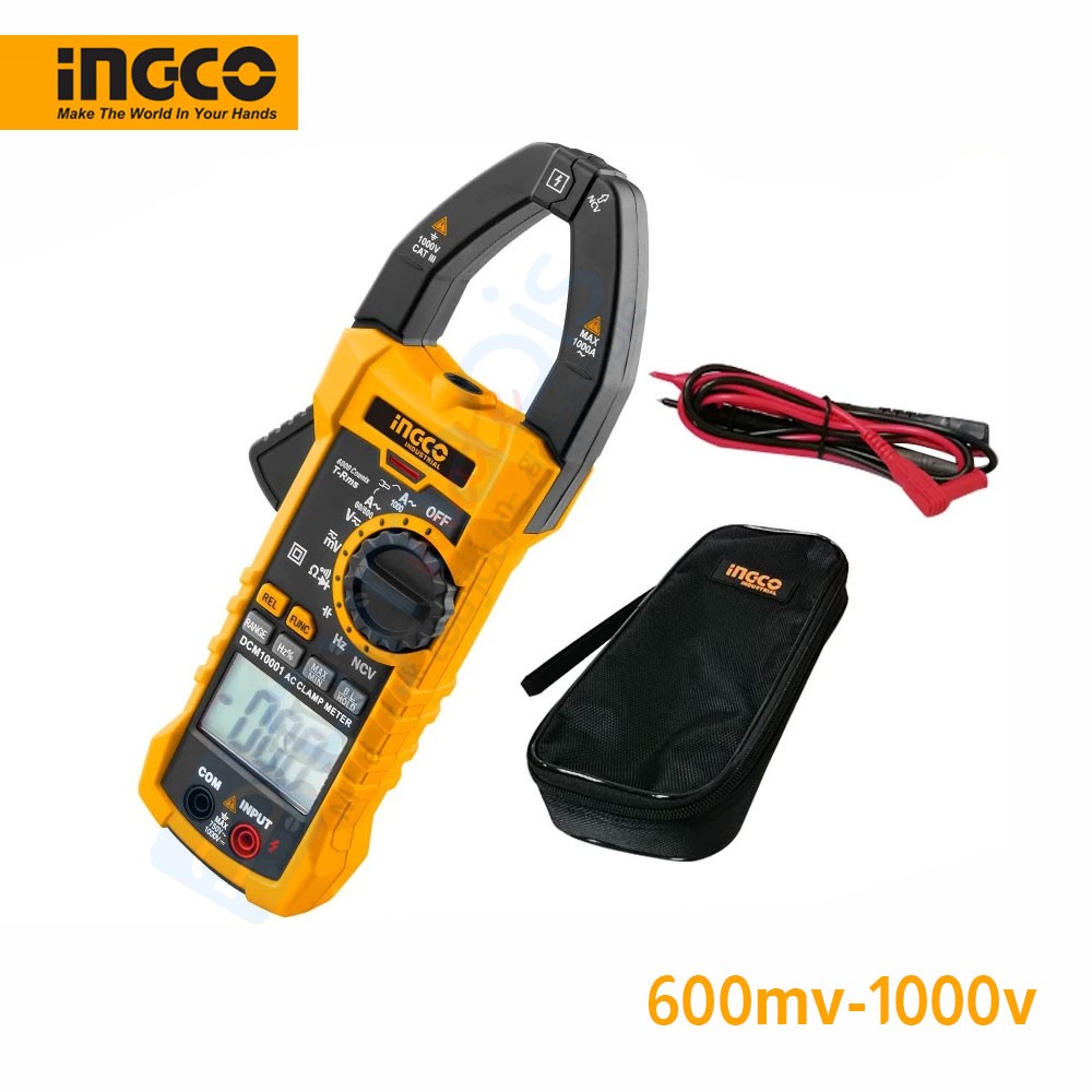 Pince Multimètre numérique 1000V INGCO DCM10001M