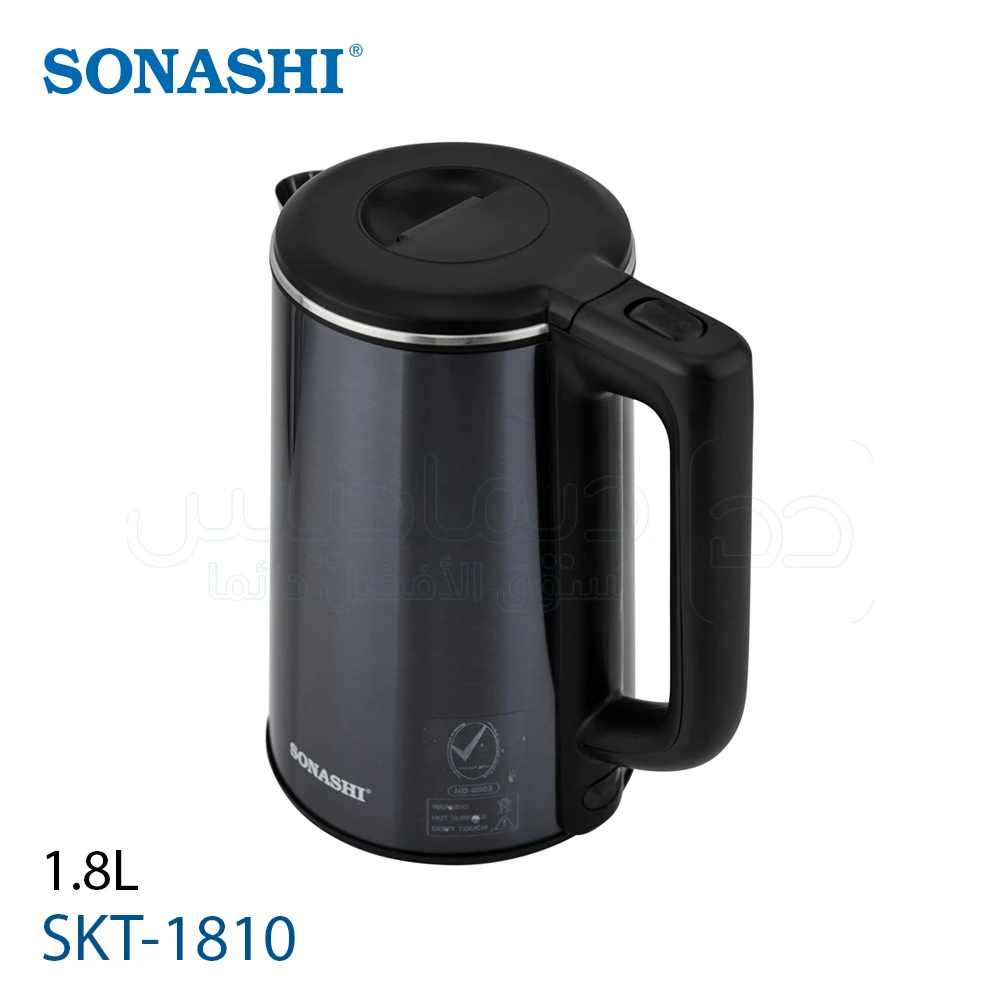 Bouilloire électrique Sans Fil 2200W 1.8L SONASHI SKT-1810