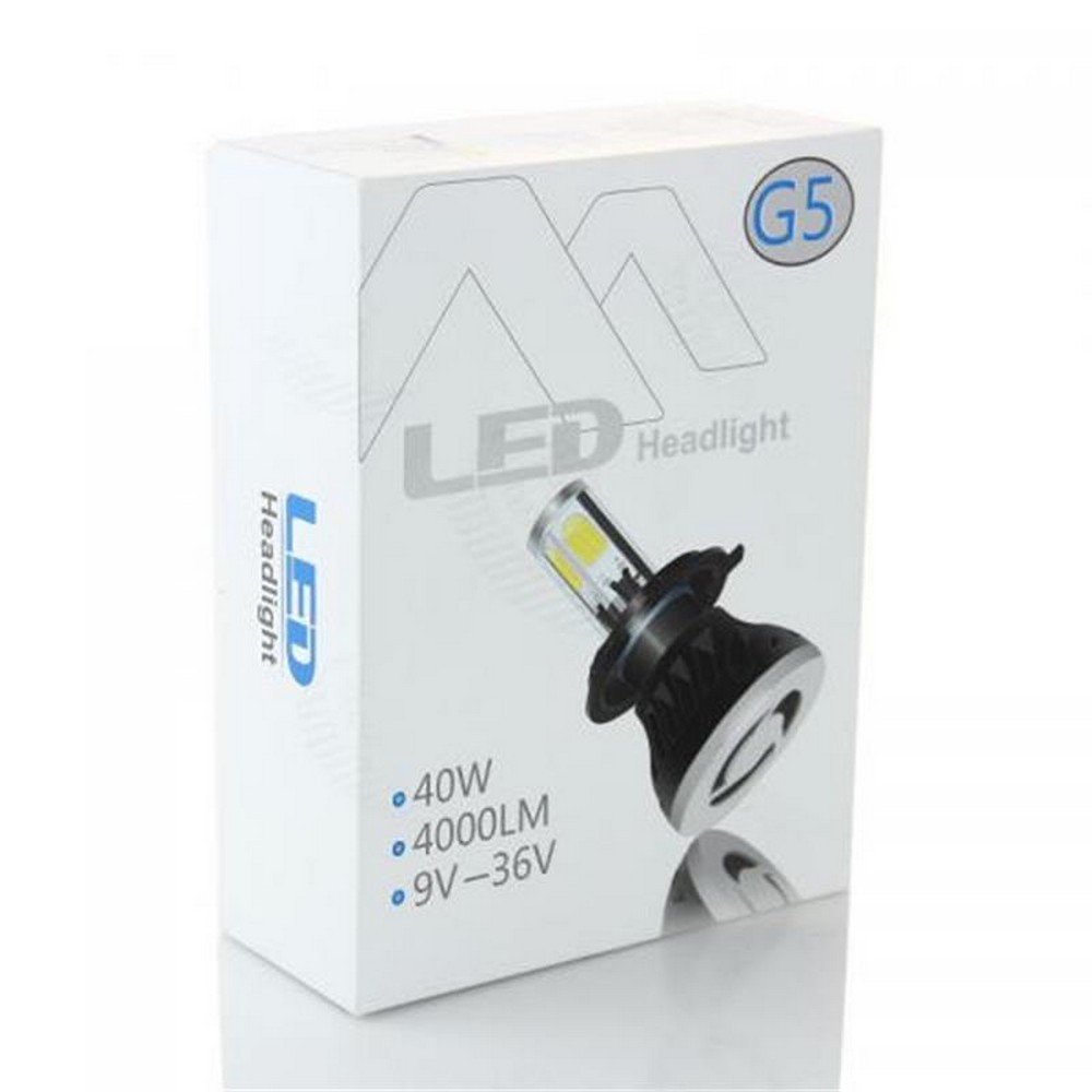 Xenon LED Phare Ampoule G5 H1 lumière blanche 4800LM