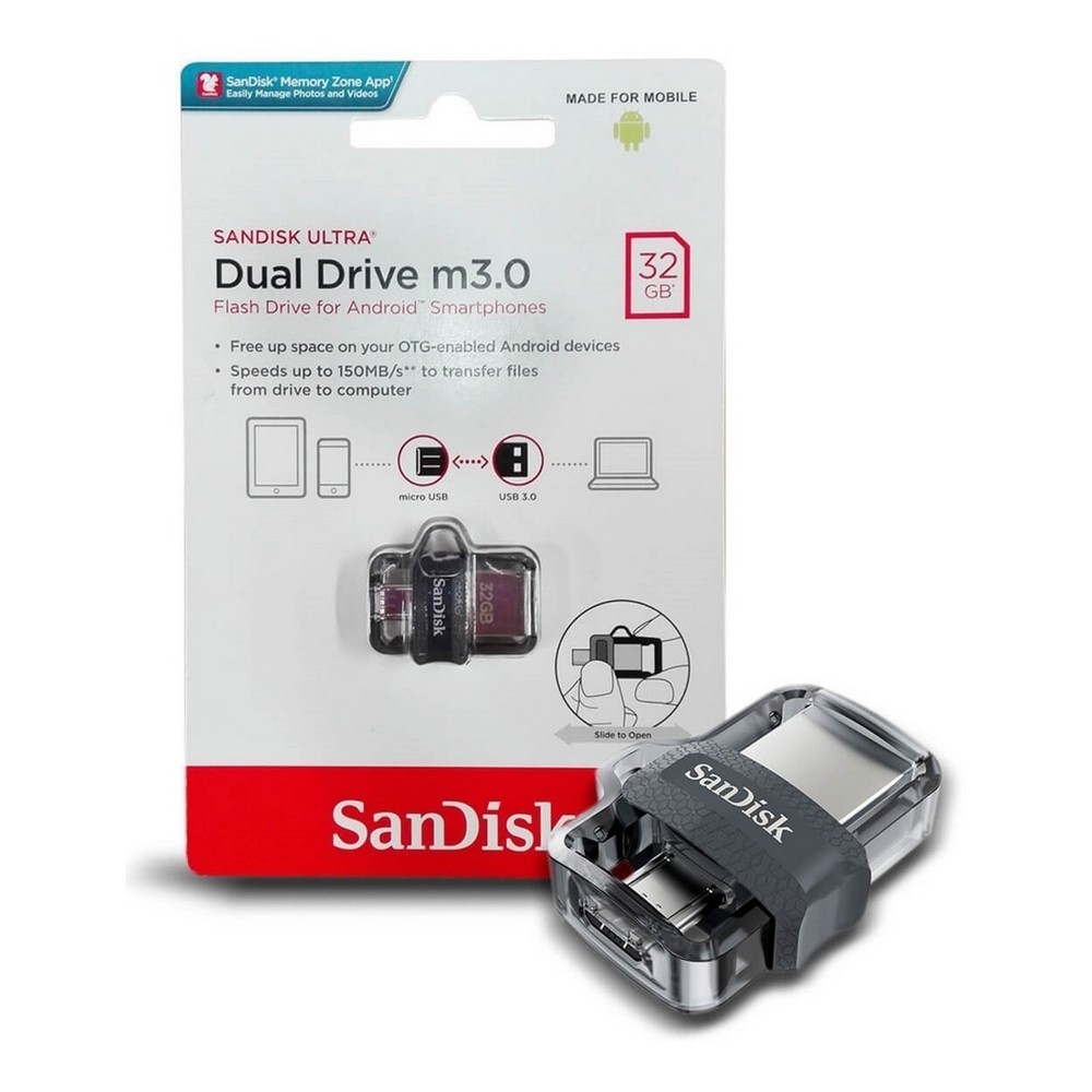 Flash disk dual drive m3.0 32GB SANDISK ULTRA SDDD3-032G-G46