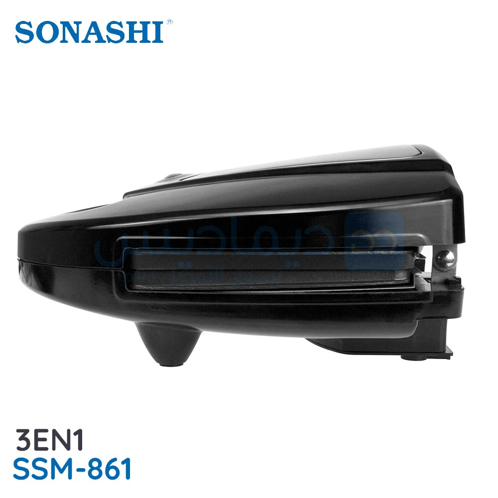 Panineuse Et Gaufrier 3en1 760W Noir SONASHI SSM-861
