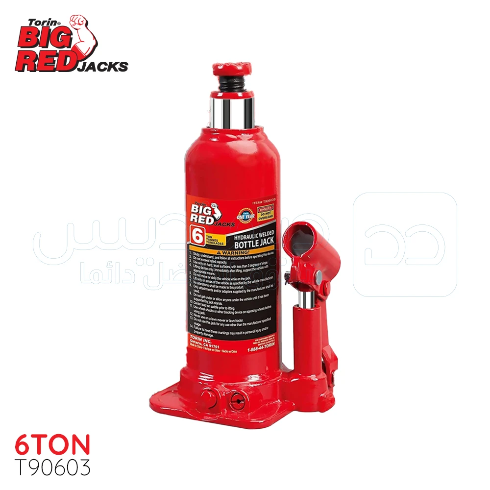 Cric bouteille hydraulique 3 ton BIGRED