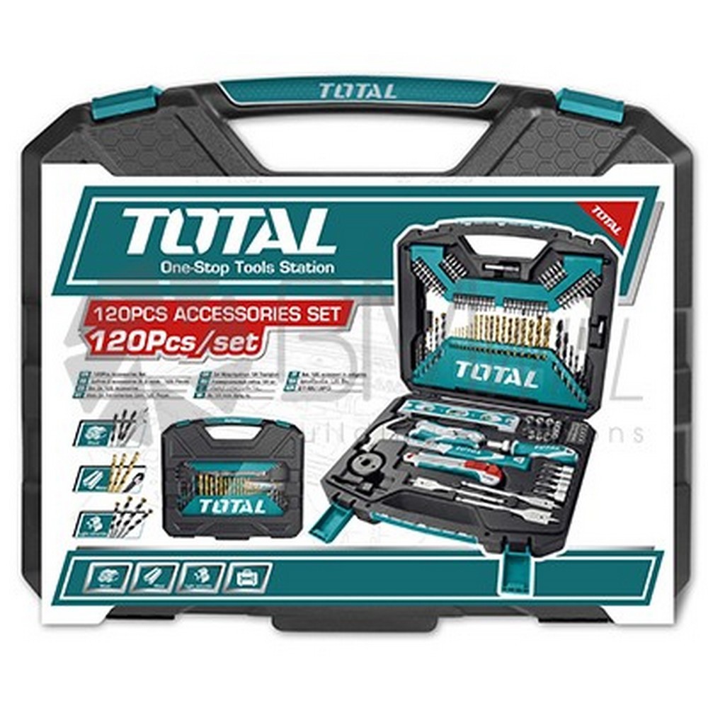 Kit de 120 outils TOTAL THKTAC01120