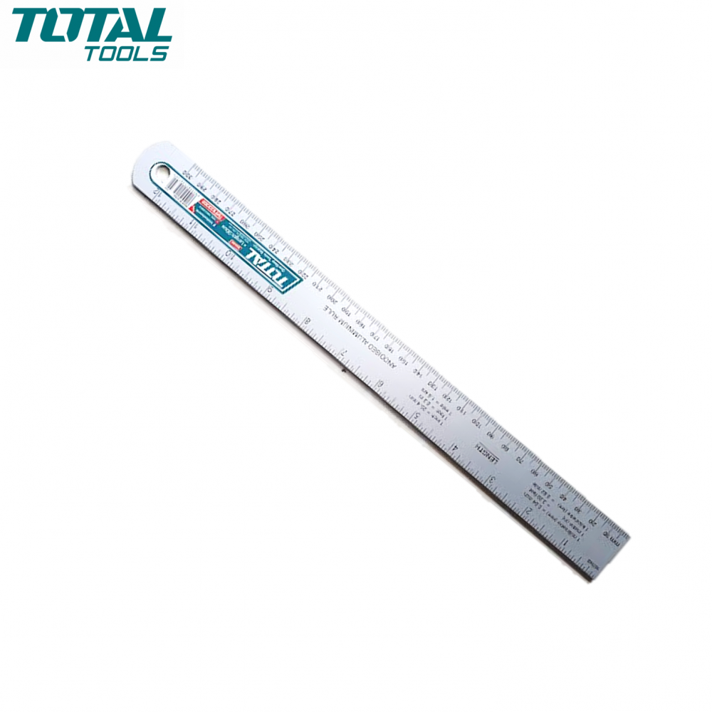 Règle en aluminium anodisé 30cm TOTAL TMT633002