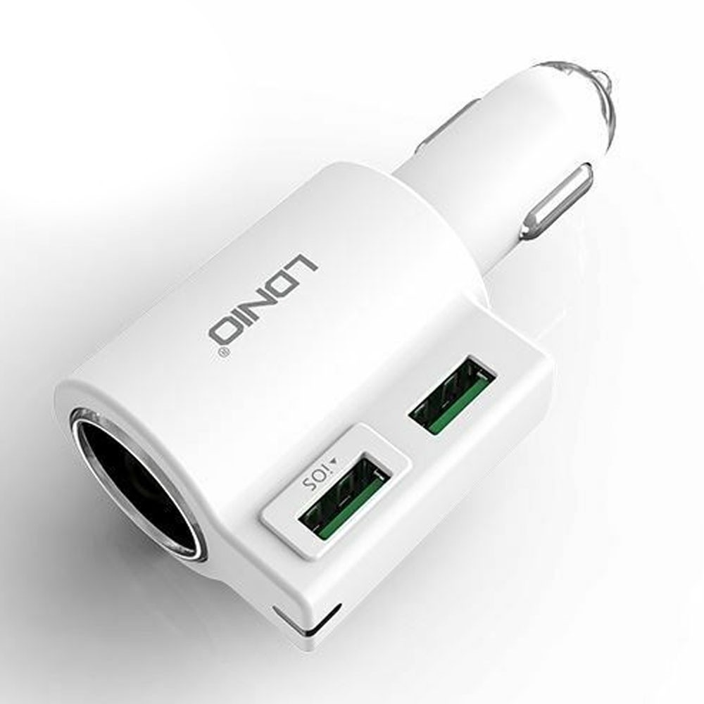 Chargeur 1 prise adaptateur avec 2 USB interfacés LDNIO CM10