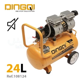 Compresseur d'air silencieux et sans huile 24L DINGQI 108124