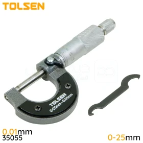  Micromètre Palmer 0.01/(0-25)mm TOLSEN 35055