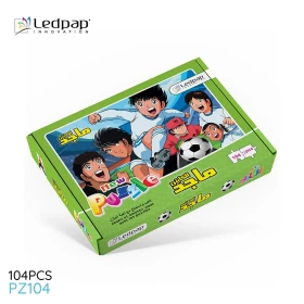  Puzzle enfant educatif -  Captain Majid forme rectangulaire 31×44.5cm 104pcs LEDPAP PZ104