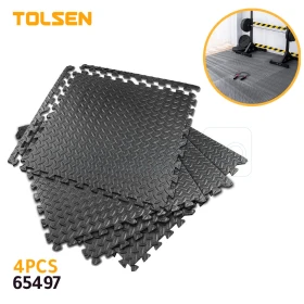 Tapis anti-fatigant 4pcs 600X600mm TOLSEN 65497