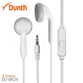  Écouteurs filaires avec microphone intégré, 3.5mm DUNTH DU-BK29