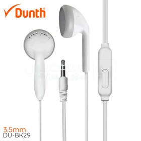 Écouteurs filaires avec microphone intégré, 3.5mm DUNTH DU-BK29