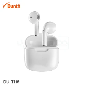  Écouteurs sans fil bluetooth, écouteur mains libres, couleur blanc DUNTH DU-T118