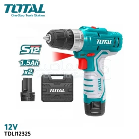 Visseuse 12V avec double batterie et chargeur 1.5ah TOTAL TDLI12325