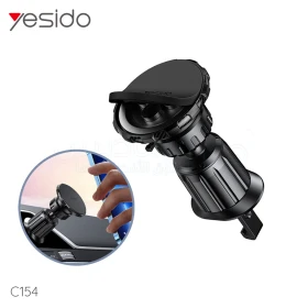  Support de téléphone magnétique pour voiture Noir YESIDO C154