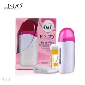 Épilation chauffe Cire, chauffe cire épilation portable pour femmes 4en1 ENZO EASY WAX