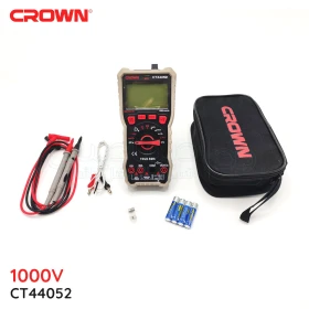  Multimètre digital 20A 1000V LCD CROWN CT44052
