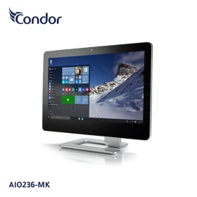 Ordinateur de bureau tout en un Intel I5 6400 RAM 8GB, disque dur 1 TB HDD, écran 23.8’’ FHD tactile CONDOR AIO236-MK