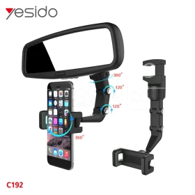  حامل هاتف محمول متعدد الوظائف عالمي ، مرآة الرؤية الخلفية للسيارة ، المقعد الخلفي ، من ياسيدو