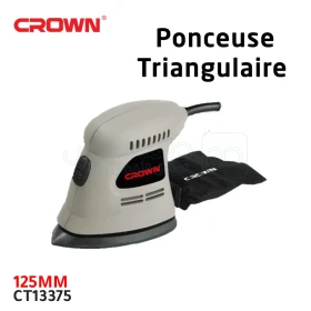 Ponceuse Triangulaire 125w CROWN CT13375