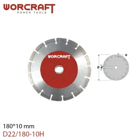 Disque diamant 180*10mm Worcraft D22/180-10H