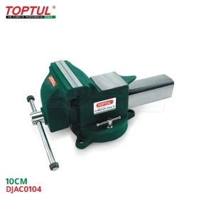 Etau d'établi en acier moulé 10cm à base pivotante TOPTUL TOPTUL DJAC0104