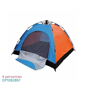  Tente de camping en plein air ouverture automatique pour 4 personnes 200 x 200 x 140 cm DP1082867