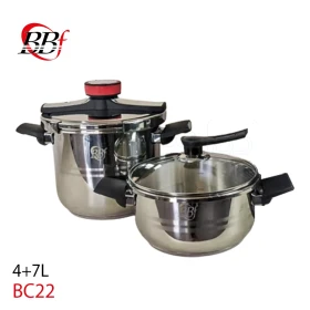 Autocuiseur Cocotte 4+7L Inox 18/10  Clipso BBF BC22