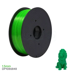  Filament d’imprimante 3D PLA soigneusement enroulé 1.75mm Précision dimensionnelle +/- 0.02mm, Adapter la plupart des imprimantes 3D FDM, Bobine de 1kg, 340 mètres, PLA vert DP1086848
