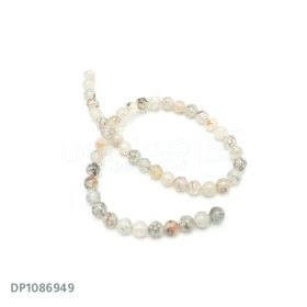  Perles en verre , environ 45 pièces/fil 7mm, amples, pour la fabrication de bijoux, accessoires pour colliers et bracelets, DIY DP1086949
