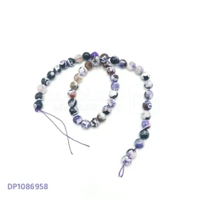  Perles en verre , environ 45 pièces/fil 7mm, amples, pour la fabrication de bijoux, accessoires pour colliers et bracelets, DIY DP1086958