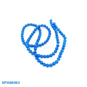  Perles rondes en verre 11mm, 110 pièces/fil, amples, pour la fabrication de bijoux, accessoires pour colliers et bracelets, DIY coueleur bleu ciel DP1086963
