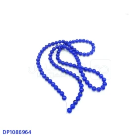  Perles rondes en verre 11mm, 110 pièces/fil, amples, pour la fabrication de bijoux, accessoires pour colliers et bracelets, DIY coueleur bleu DP1086964