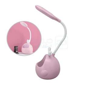  Lampe douce de Protection des yeux en forme de dessin animé, petite lampe avec chargeur USB, support de stylo d'apprentissage, pour bureau et chambre d'enfant couleur rose SC284-3