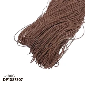  Fil de paille de raphia coloré, fils pour tricot à la main, crochet, chapeau, sac à main, paniers, matériel ogo, rouleau de environs 180g couleur marron DP1087307