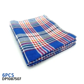  Serviette de table 40x45cm normandes carreaux, lot de 6 serviettes, couleurs vivants DP1087507