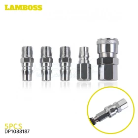  Ensemble 5 Pièces de Raccord Rapide 1/4 " de flexible pneumatique à pression LAMBOSS LB-8683