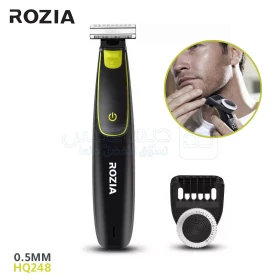  Tondeuse & rasoire électrique rechargeable professionnelle sans fil 600mAh pour finision barbe 0.5mm ROZIA HQ248