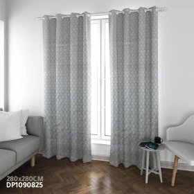 rideaux 2 panneaux de tissu (280×140cm)×2 couleur Blanc Cassé pour décoration chambre DP1090825