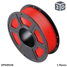 Filament d’imprimante 3D, 1.75 mm, précision ±0.03 mm, poids 1 kg, couleur rouge DP1091478