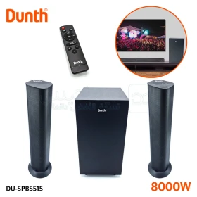 Bar de son home cinéma 8000W , barres de son pour téléviseur, bluetooth PC haut-parleur compatible avec Arc/optique/AUX/USB DUNTH DU-SPBS515