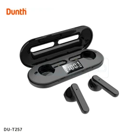  Écouteurs sans fil bluetooth, écouteur mains libres, couleur noir DUNTH DU-T257