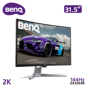 Ecran gaming 31.5", réponse rapide de 4ms,2K, 144Hz, HDMI, couleur noir BENQ EX3203R