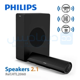 Barre de son 60W avec caisson de basses, HDMI ARC et entrée optique (noir) Philips Audio HTL2060