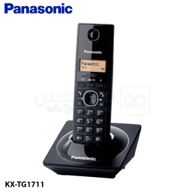 Standard Téléphonique, Téléphone sans fil DECT avec écran monochrome, mémoire 50 contacts, autonomie jusqu'à 15h et messagerie vocale PANASONIC KX-TG1711