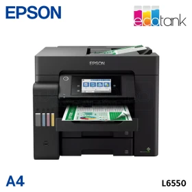 Imprimante et scanner multifonction à jet d'encre A4 avec réservoirs d'encre rechargeables EPSON EcoTank L6550