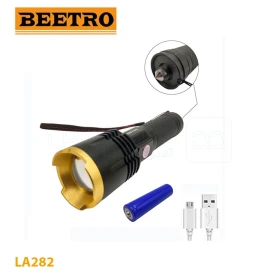  Lampe Torche Rechargeable Avec 5 Modes D'éclairage LA282 BEETRO