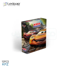  Puzzle enfants divertissement pour les anfants de 2 ans, kids puzzle 12pcs cars LEDPAP KPZ