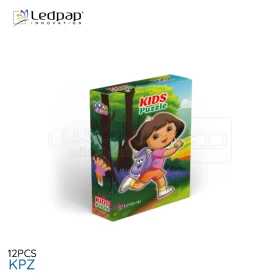 Puzzle enfants divertissement pour les anfants de 2 ans, kids puzzle 12pcs dora LEDPAP KPZ